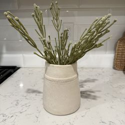 McGee And Co Distressed Coarse Terracotta Vase