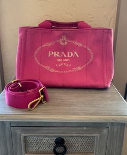 Pink Prada Canapa Small