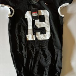 Vapor Football Jersey Black Large 