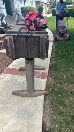 Rustic table planter chest