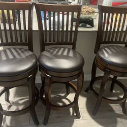 Three Bar Stools
