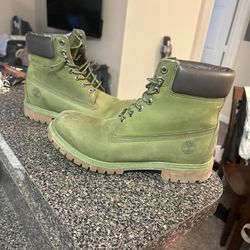 Green Timberland Men’s Boots