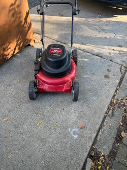 MDX Electric Lawn Mower, Yard Machine 18 inch cut , 13 Amp, Mulcher, Side Discgarge,not running, $10