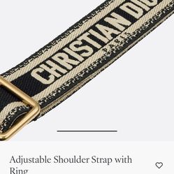 Christian Dior adjustable shoulder strap with rings - $150