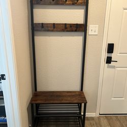 Entry way wall tree/coat rack