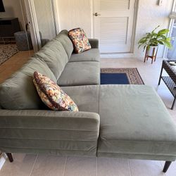 Velvet Sectional