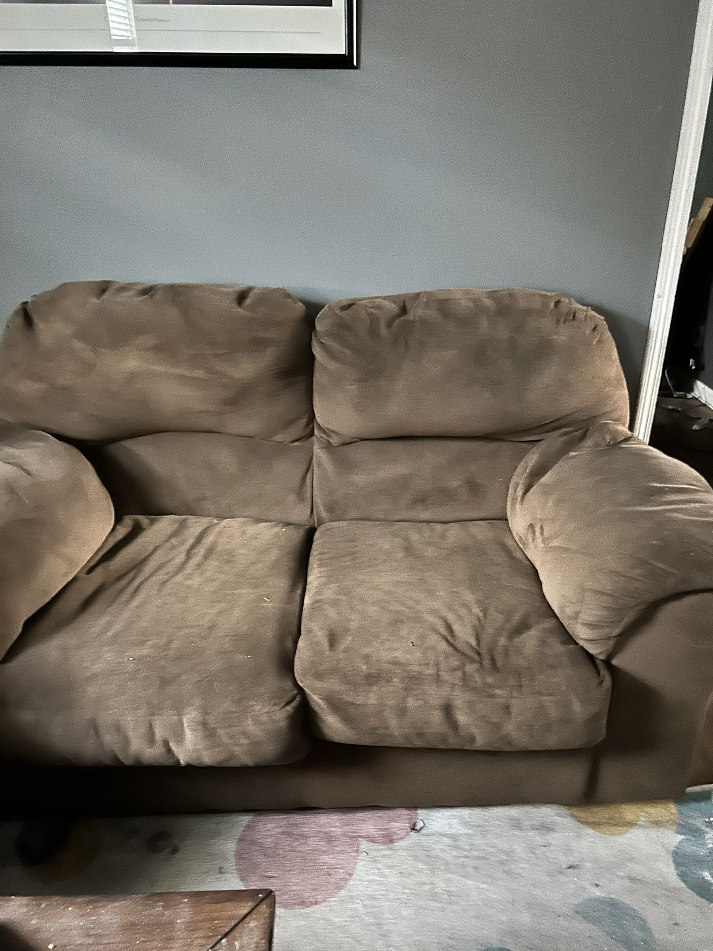 Love Seat And Couch
