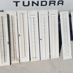 Lot of 11 Vintage Small Indoor Shutters
