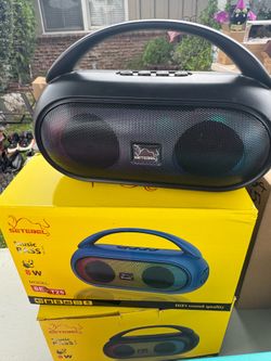 Bluetooth speaker and radio