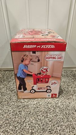 Radio Flyer Scan & Sort Grocery Cart Toy with Lights & Sounds