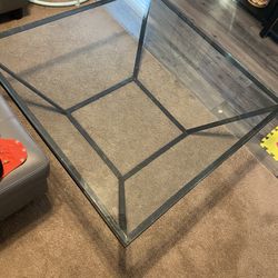 Glass/Metal Table