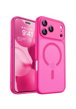 iPhone 17 Pro Max Case  [Full Camera Protection] [Compatible with Magsafe] [Translucent Matte]