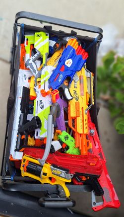 Lot of fortnite nerf and mix of other blasters