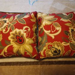 Cushions 15" by 15,"