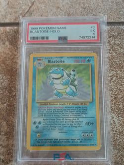 Graded Blastoise Pokemon Cards Base Set Unlimited 