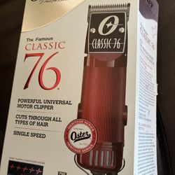 Oster 76076-010 Classic 76 clipper with 2 blade