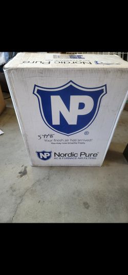 Nordic Pure 2 Pack Ac And Furnace Air Filters. Brand New.