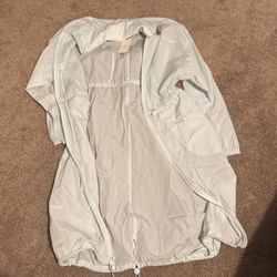 Light Blue Rain Jacket 