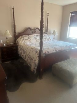King bedroom set.