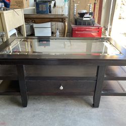 Glass Top Coffee Table