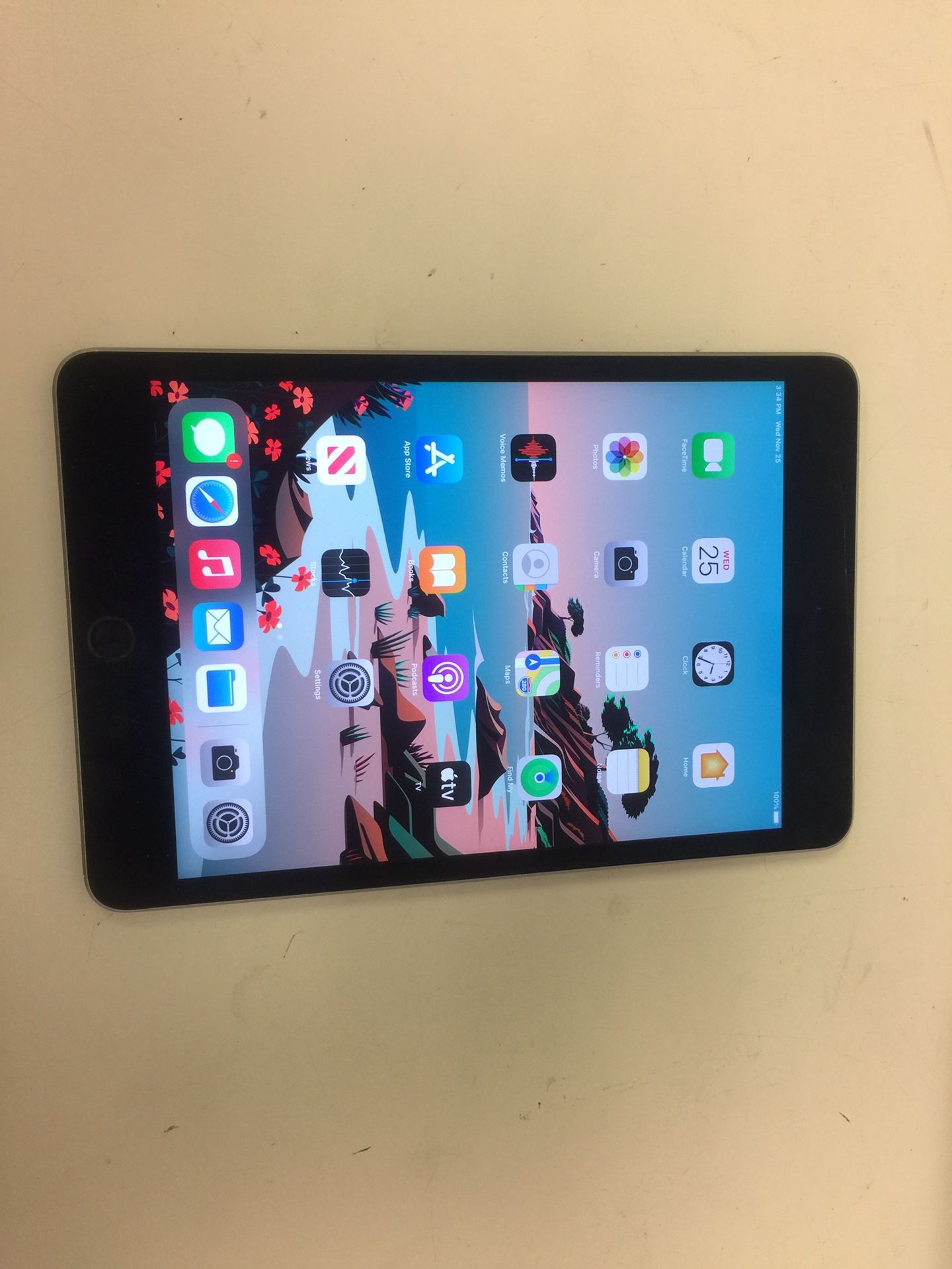 Apple ipad mini 4th gen 16gb wifi unlock with charger