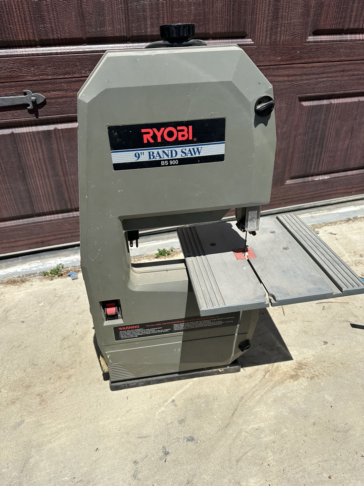 Ryobi 9” Band Saw