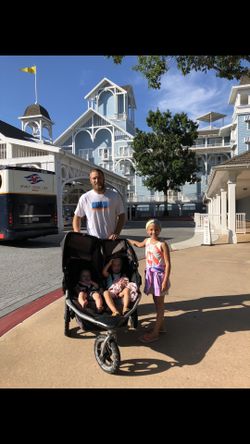 Bob revaluation double jogging stroller