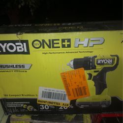 ONE+ HP 18V Brushless Cordless Compact 1/2 in. Drill/Driver Kit with 4.0 Ah Battery, (2) 1.5 Ah Batteries, Charger & Bag
