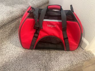 Bergan Comfort Airline-Approved Dog & Cat Carrier Bag, Red