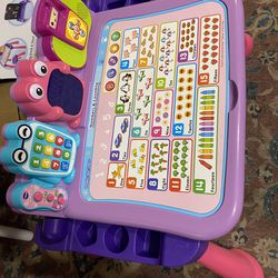 VTech Touch and Learn Activity Desk Deluxe With Stool 