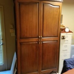 Armoire, All Wood. Like New