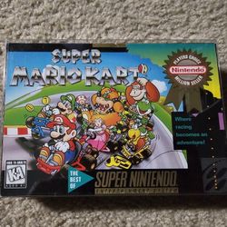 Super Mario Kart - Snes - Like New