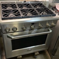 36” GE MONOGRAM SIX BURNER Gas 