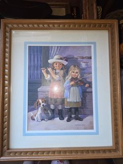 Vintage Art Prints by Artist N. Johansen Struck (2 of them)