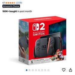 Nintendo Switch 2 + Mario Kart World Bundle