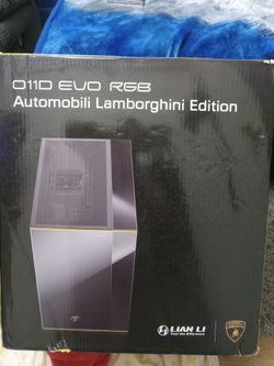 Lian li Lamborghini Mid Tower in White $400 Firm