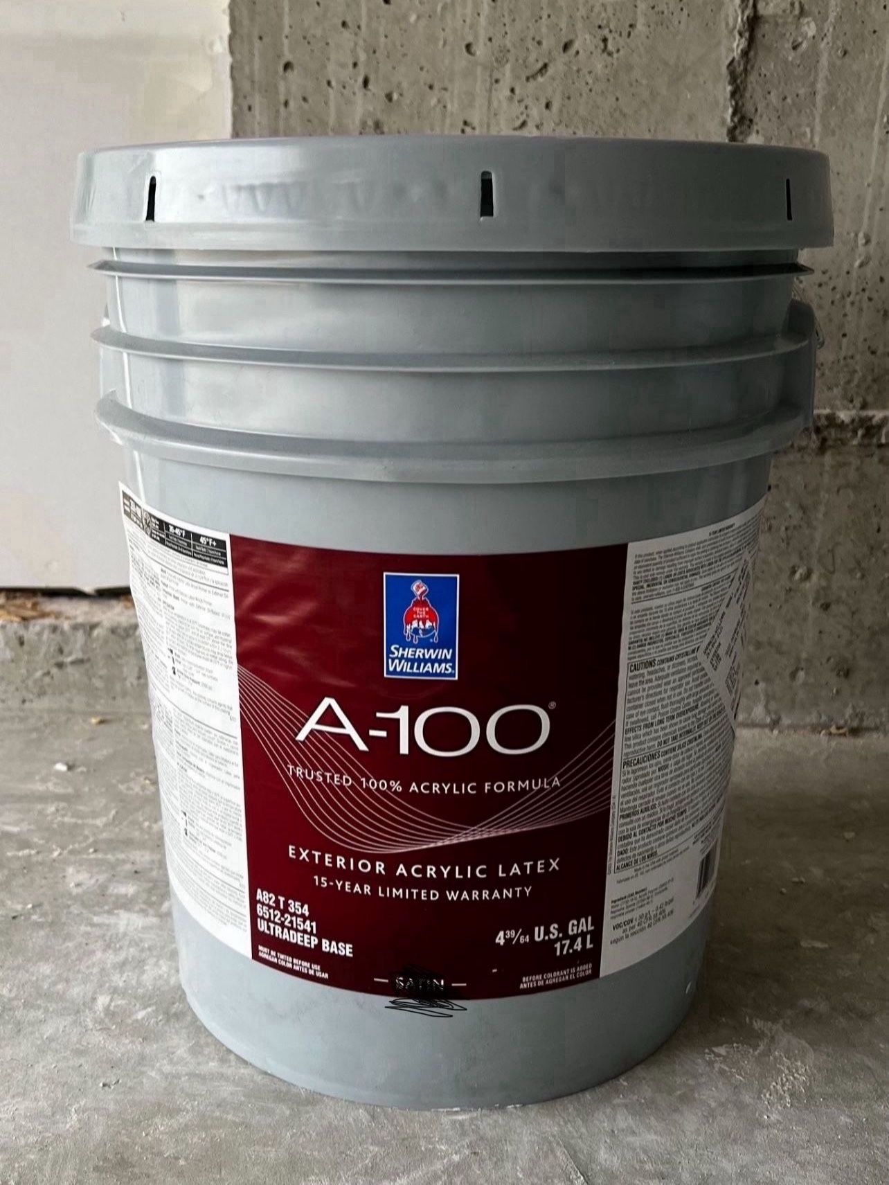 Exterior Paint. Color Purpoise. Low Sheen. New 5 Gallons