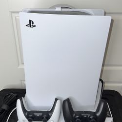 PlayStation 5 Disc Edition Mega Bundle: 2 Controllers + Headset + Game + Cooling Stand | Ready for Pickup