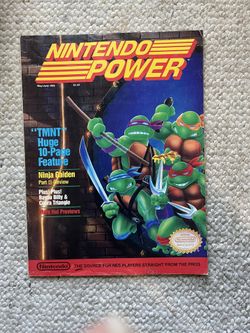 Nintendo Power “tmnt”huge-10-page Feature 
