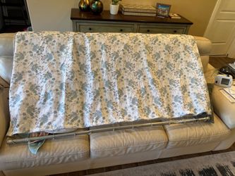 72” Shower curtain with rod and hooks