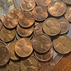 **COPPER** 95% Copper Pennies (1959-81)