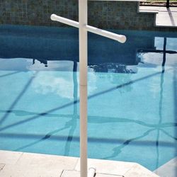 PVC Poolside Towel Hanger Tree Rack Patio