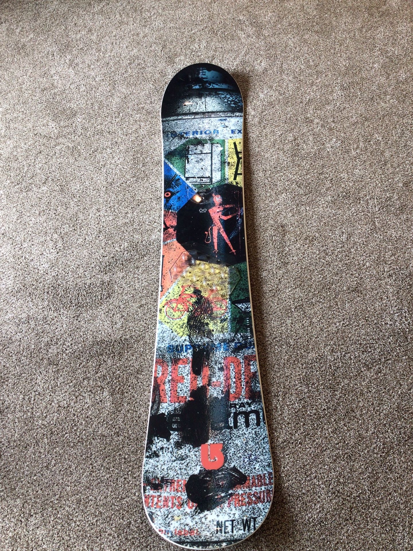 Rare Snowboard- Burton 2004 Stash 154