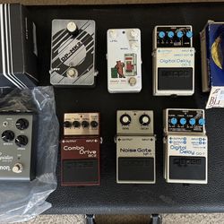 LOTS OF PEDALS - Strymon, Boss, Boutique