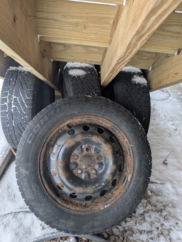 Tires With Rims All 4 205/60 /16