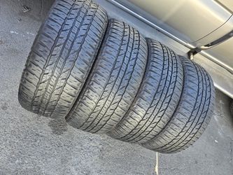 4 used tires 225 55r18 Yokohama Geolander A/ G105 $250.00 all 4