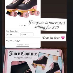 Pink Juicy Skates New 