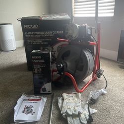 RIDGID K-400AF Drain Cleaning Machine 27008 AutoFeed 75’ Cable – New