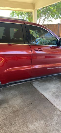 Red jeep cherock