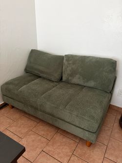 Green couch 5 feet